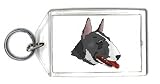 Keychain with bull, pit, dog, terrier, canine