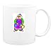 Mug with pajamas, hamster, breakfast
