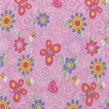 Butterfly Fitted Crib Sheet