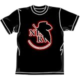 新世紀エヴァンゲリオン ネルフ蓄光 Tシャツ ブラック ： サイズM