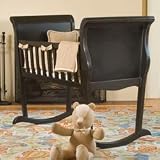 Ebony Sleigh Cradle by Green Frog Art