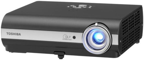 TV Ger&auml;te: Toshiba T 45 DLP Projektor (Kontrast 2000:1, 2500 ANSI Lumen) schwarz
