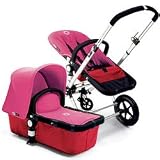 Bugaboo Cameleon Complete Stroller, Base Color: Red ,Color: Pink