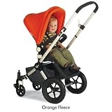 Bugaboo&reg; Cameleon Stroller Grey Base/ Orange Fleece Fabric