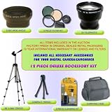 ACCESSORY KIT W 3X LENS PANASONIC DMC-FZ7 FZ5 FZ30 FZ50