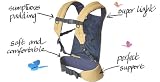Patapum Toddler Carrier-Navy