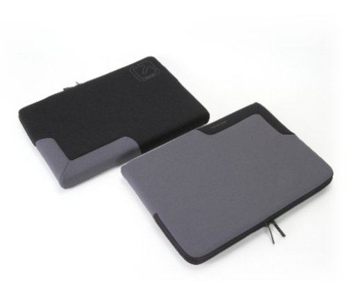 TV Geraete: Tucano Second Skin Neopren-H�lle f�r 17" MacBook Pro schwarz/grau (Guaina-Serie)