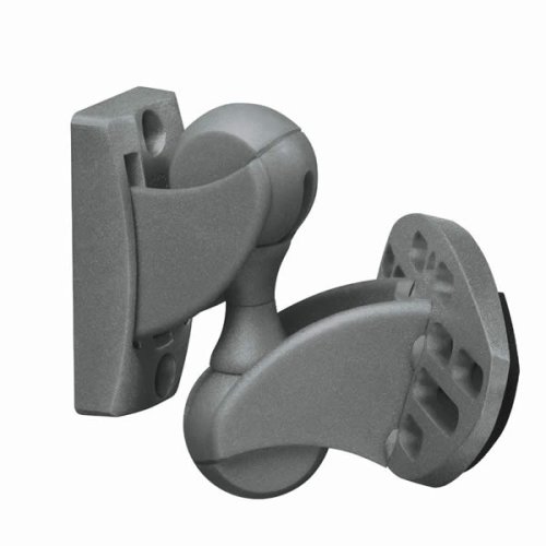 Camcorder: Center Speaker Halter f�r sehr kleine Lautsprecher bis 1,5 kg, Vogels VLB 1015 in Silber