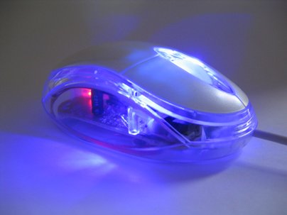 MP3 Player: Mexxtronics - USB 3-Tasten- / MausOptische / optical + Scrollrad 800 DPI inkl. LED, optische Mouse, Maus 800DPI