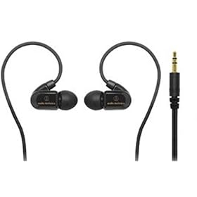 オーディオテクニカ 密閉型インナーイヤーヘッドホン ATH-CK9 BK