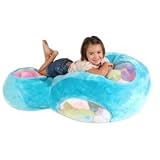 Blue Ottoanimal storage and seating