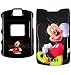 Black Mickey Mouse Hard Case for Motorola RAZR V3 / V3c - V3 Cell Phone Faceplate Cover
