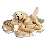 My Banky Britta Golden Retriever Dog Large Plush Baby Blanket