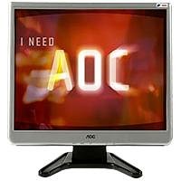 Elektronik und Foto: AOC 177Vk Monitor LCD-TFT 17.0' 1280 x 1024 Audio TCO 03 Silber/Schwarz