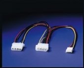 Elektronik und Foto: ACTEBIS Y-Stromkabel FDD 5 25Zoll +3 5Zoll 30cm