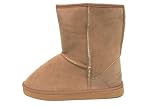 Von Dutch Suede Women`s Sheepskin Boots 8" Tall