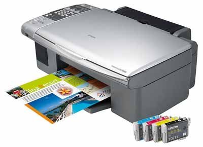Drucker: Epson Stylus DX7000F Multifunktionsger�t (Scanner, Kopierer, Fax, Tintenstrahldrucker)