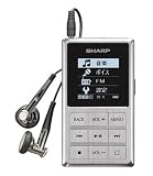 SHARP Napster対応デジタルオーディオプレーヤー （512MB/miniSD対応/FMトランスミッター内蔵） シルバー MP-E200-S