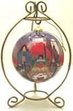 Christmas Decorated Silver tree White Nativity Bauble
