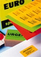 Elektronik und Foto: APLI� Neon/floureszierende Etiketten für Laser und Kopierer
