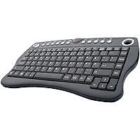 Projektoren: Perixx Computer Periboard 703 Tastatur schnurlos MS Windows 98 DE +Trackball Schwarz