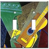 Gris - Guitar on a Table Decorative Switch Plate