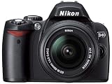 Nikon �f�W�^����჌�t�J���� D40 �����Y�L�b�g �u���b�N D40BLK