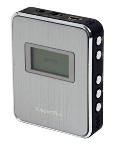 Festplatten: Support Plus Super Slim Jukebox Tragbarer MP3-Player 4 GB HD aluminium