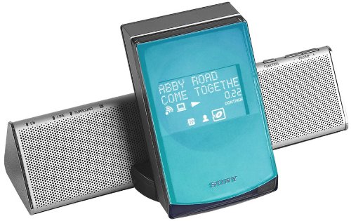 Festplatten: Sony CPF IX 001 Tragbares Lautsprecher-System f�r MP3-Player NW-S700 oder PC silber