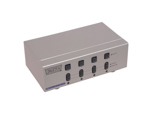 Digitalkameras: Digitus Video Selector, 1 Monitor, 4 Eing�nge