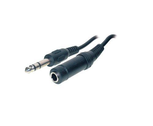 Festplatten: Stereo Verl�ngerung 6,3mm Klinke St. / Bu., L�nge: