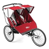 Baby Jogger Performance Double Jogger 20" - Red-Silver