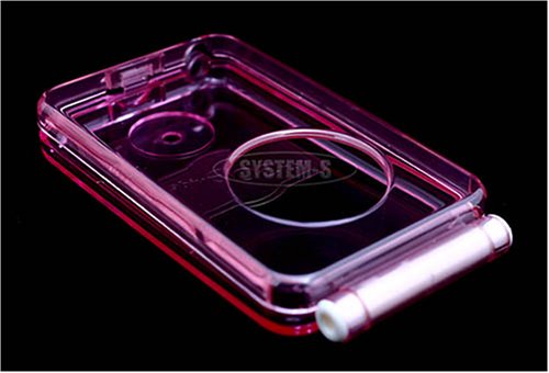 Festplatten: System-S crystal case f�r Apple iPod video in pink