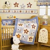 Champ Snoopy 4-pc. Crib Bedding Set