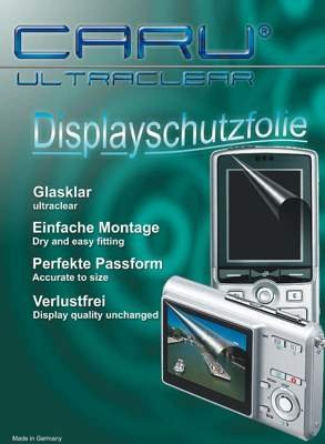 Camcorder: CARU Clearguard, kratzfest, extrem klarer Displayschutz f�r Canon EOS 10D