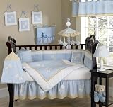 Blue Dragonfly Dreams Designer Crib baby 9 piece bedding Set