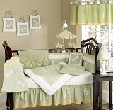 Green Dragonfly Dreams Designer Crib baby 9 piece bedding Set