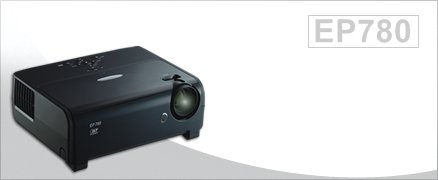 DVD Player: Optoma EP 780 Projektor
