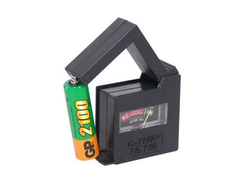 Kamerazubeh&ouml;r: Batterie Tester f�r AAA, AA, C , 9V Batterien u...
