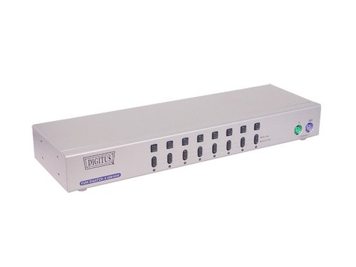 Kompaktanlagen: KVM-Switch, 8-fach, automatisch mit OSD, 19 Rack