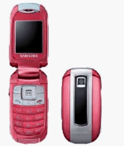 Festplatten: SAMSUNG SGH-E570, silber-pink