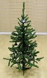Christmas Decorated Silver tree White Xmas Tree 5ft (1.5M) - 355tips