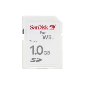 Nintendo Wii SD 1 GB memory Nintendo Wii