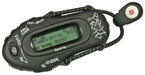 Digitalkameras: dnt Sporty 10E Black&Beat Tragbarer MP3 Player 1GB schwarz (inkl. ERAGON-H�rbuch)