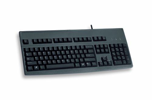 Camcorder: Cherry G83-6105 LUNES-2 schwarz Tastatur USB 105 Tasten MS W95 SP Schwarz