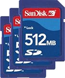 SanDisk SD������ 512MB ���㤤��3�ĥѥå� SDSDB-512-J60��3��