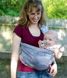 Lite-on-Shoulder Ring/pouch hybrid Baby Sling(Yellow Starry Sky)