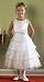 New Organza Tiered Flower Girl/Pageant Dress (Choice of White, Ivory, Pink or Black)