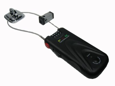Festplatten: Stahlsicherheitsschloss mit 95dB Alarm zum Schutz gegen Diebstahl von PC,Laptop u Monitor