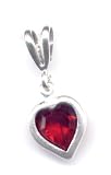 Swarovski Red Heart Crystal Pendant 16